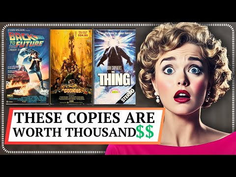 15 MOST VALUABLE VHS Tapes That Are Worth A FORTUNE Today!