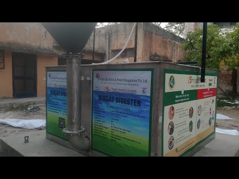 5m3 portable biogas digester installed at Army Cantonment Punjab