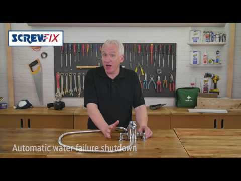 Screwfix - TRITON VERNE EXPOSED THERMOSTATIC MIXER SHOWER FLEXIBLE CHROME