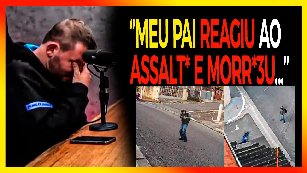 POLICIAL SE EMOCIONA AO VIVO AO LEMBRAR DO PAI