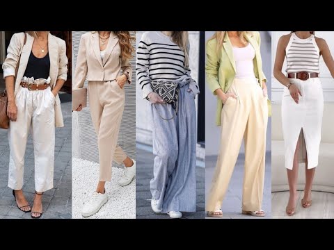 VISTE CON ROPA DE TEMPORADA  ELEGANTE Y SENCILLA/MODA 2024 PRIMAVERA VERANO