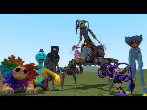 Surviving Chapter 4 & 5 Monsters Poppy Playtime | Garry's Mod