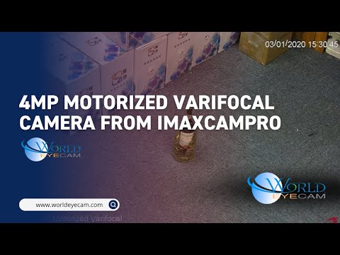 4MP MOTORIZED VARIFOCAL CAMERA FROM IMAXCAMPRO