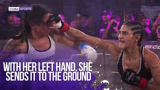With Her Left Hand, She Sends It to the Ground |The Knockout Room | beIN SPORTS USA