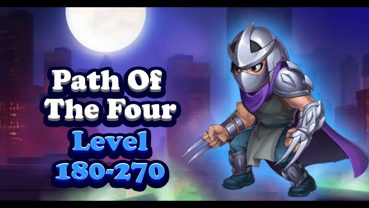Level 180-270 Path Of Four Boss | Hero Wars Ninja Turtles Event