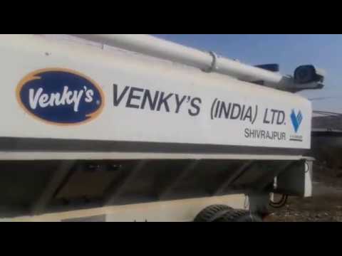 Venky's India poultry litter biogas plant running successfully