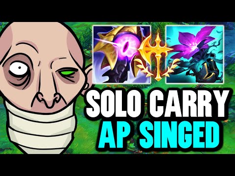 THE #1 BEST SINGED BUILD TO CARRY GAMES YOURSELF! (AP CONQUEROR SINGED)