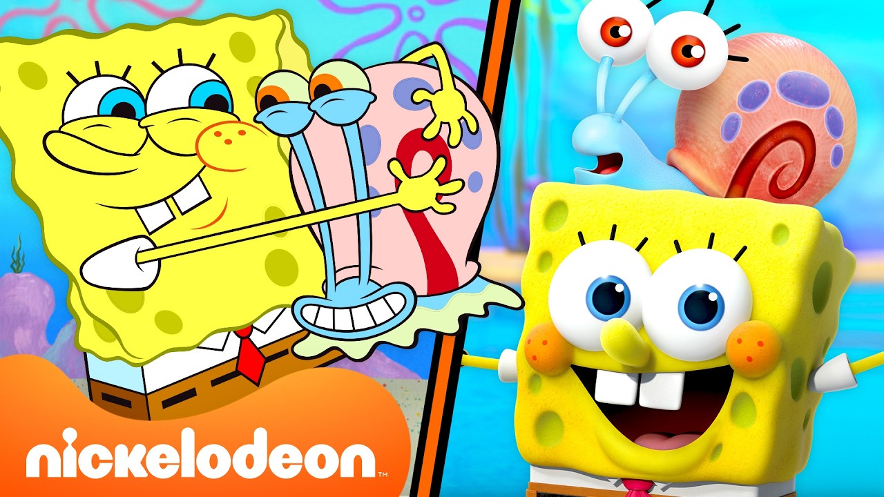 SpongeBob, Kamp Koral & The Patrick Star Show | Gary dari masa ke masa 🐌  | Nickelodeon Bahasa