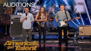 We Three: Family Band Performs Song Tribute For Mother With Cancer - America's Got Talent 2018
