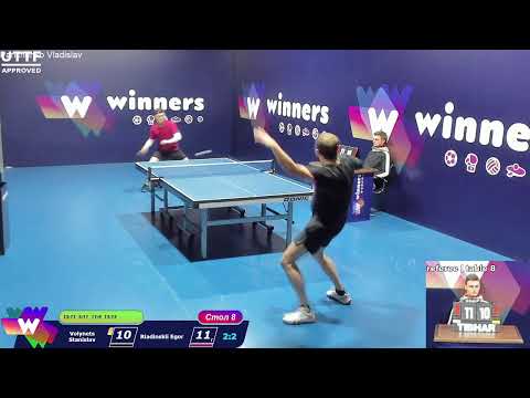 Volynets Stanislav - Riadinskii Egor. WINners CUP Table Tennis 8 07.12.2020 15:15