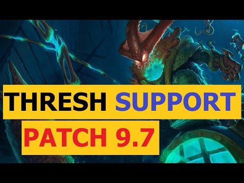 Progamer Play Thresh Support Patch 9.7 S9 Korean Pro Replays