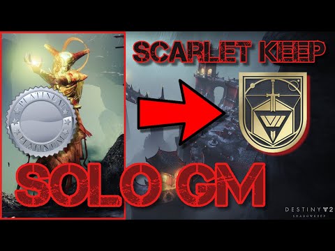 SAFELY SECURE: Solo GRANDMASTER Nightfall (PLATINUM) Triumph For Conqueror Gilded - Scarlet Keep