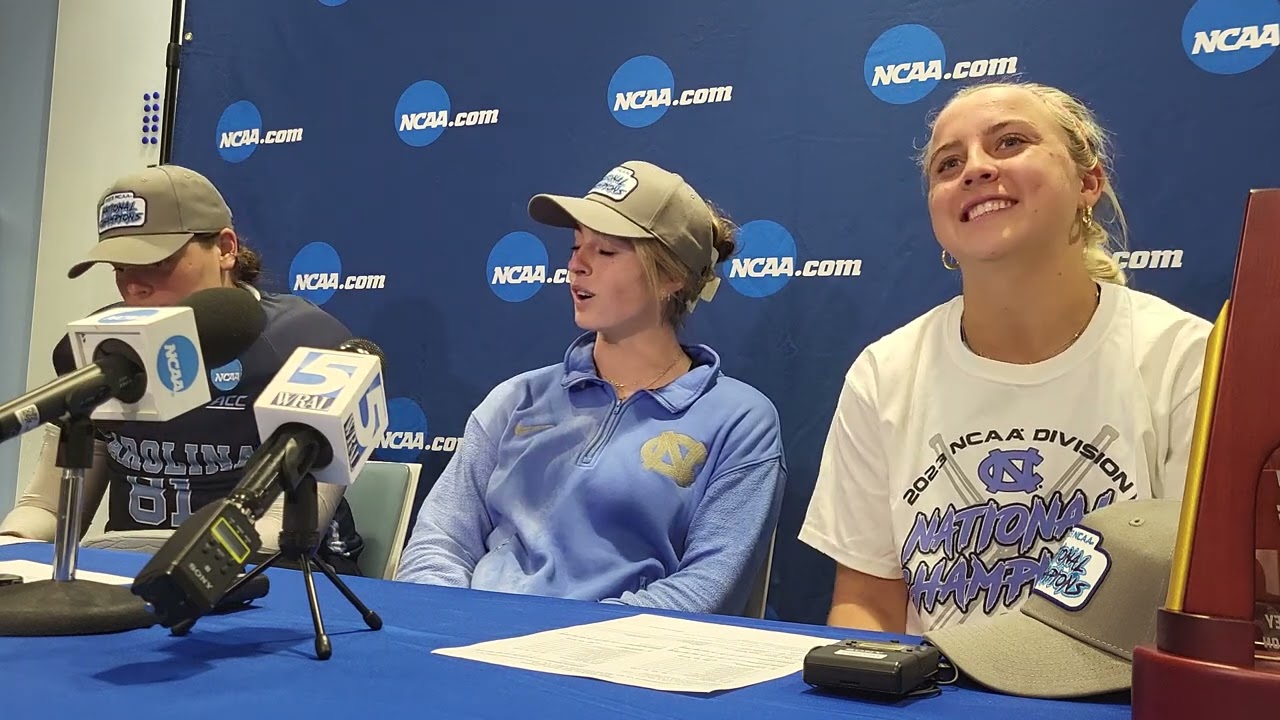 Goaltender Maddie Kahn, Coach Erin Matson & forward Ryleigh Heck talk about UNC's 11th NCAA title.