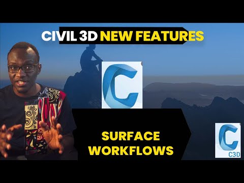 Civil 3D 2024.1 New Feature: Surface Workflows