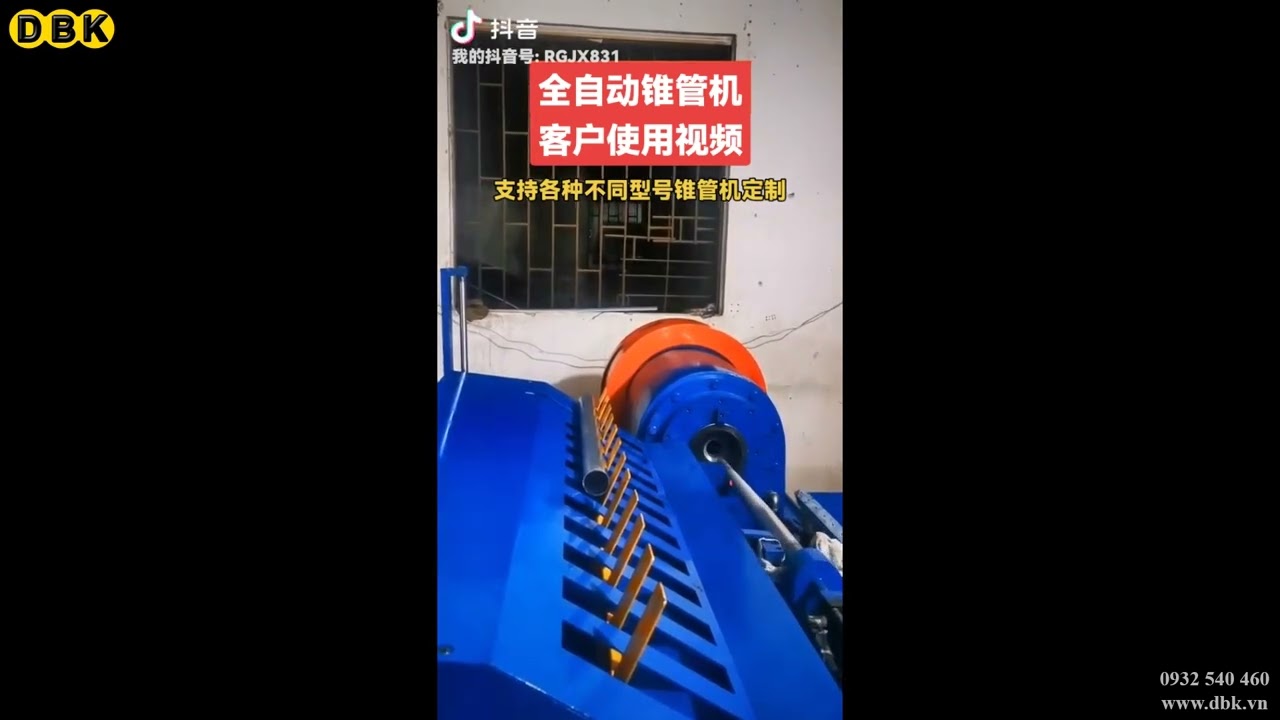Video Dây chuyển máy côn ống tự động - Máy côn ống YT-80