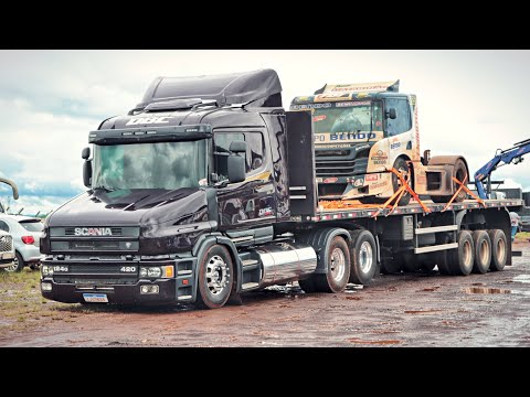 SCANIA 124 Bicuda Qualificada - DIESELLÂNDIA FÓRMULA TRUCK: Encontro de Caminhões em Cascavel / PR