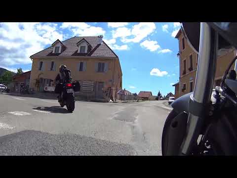 2017-06  Roadtrip moto  -  Route des Grandes Alpes  -  J1  Franche Comté-Jura