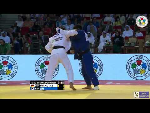 Judo 2015 Grand Slam Abu Dhabi: Wandtke (GER) - An (KOR) [-73kg] final