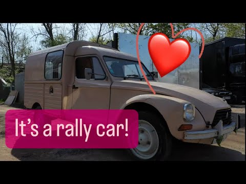2 CV rally car… the egg test