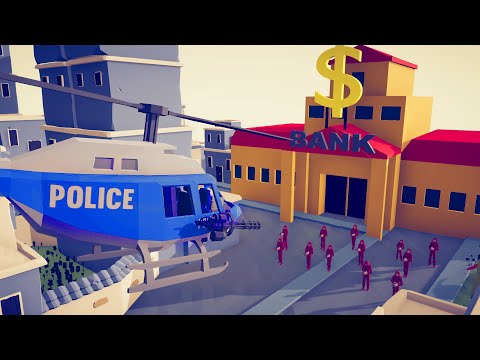 THE POLICE CAN ARREST MONEY HEIST MEMBERS  ??- Totally Accurate Battle Simulator | TABS