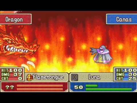 Fire Emblem 7 - Defeat the dragon in one turn
