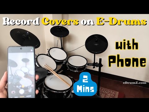 How to Record e-Drum Covers (Drums with Background Music)