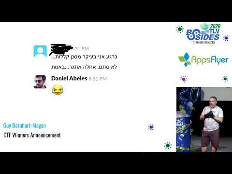 Guy Barnhart Magen - CTF Anouncement