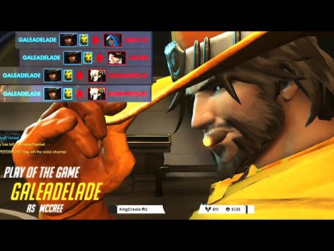 Gale McCree - Insane AIM! POTG! [ Overwatch Season 29 Top 500 ]