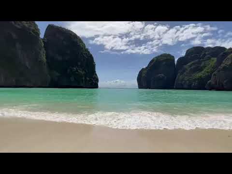 the sea on the beach