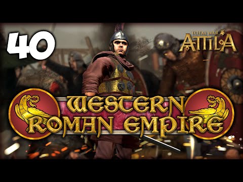DROWNING THE FOREFATHERS! Total War: Attila - Western Roman Empire Campaign #40