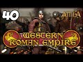 DROWNING THE FOREFATHERS! Total War: Attila - Western Roman Empire Campaign #40
