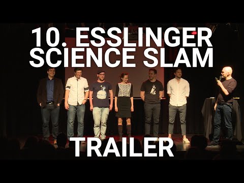 10. Esslinger Science Slam am 2. April 2019 im Kulturzentrum Dieselstrasse Esslingen - Trailer