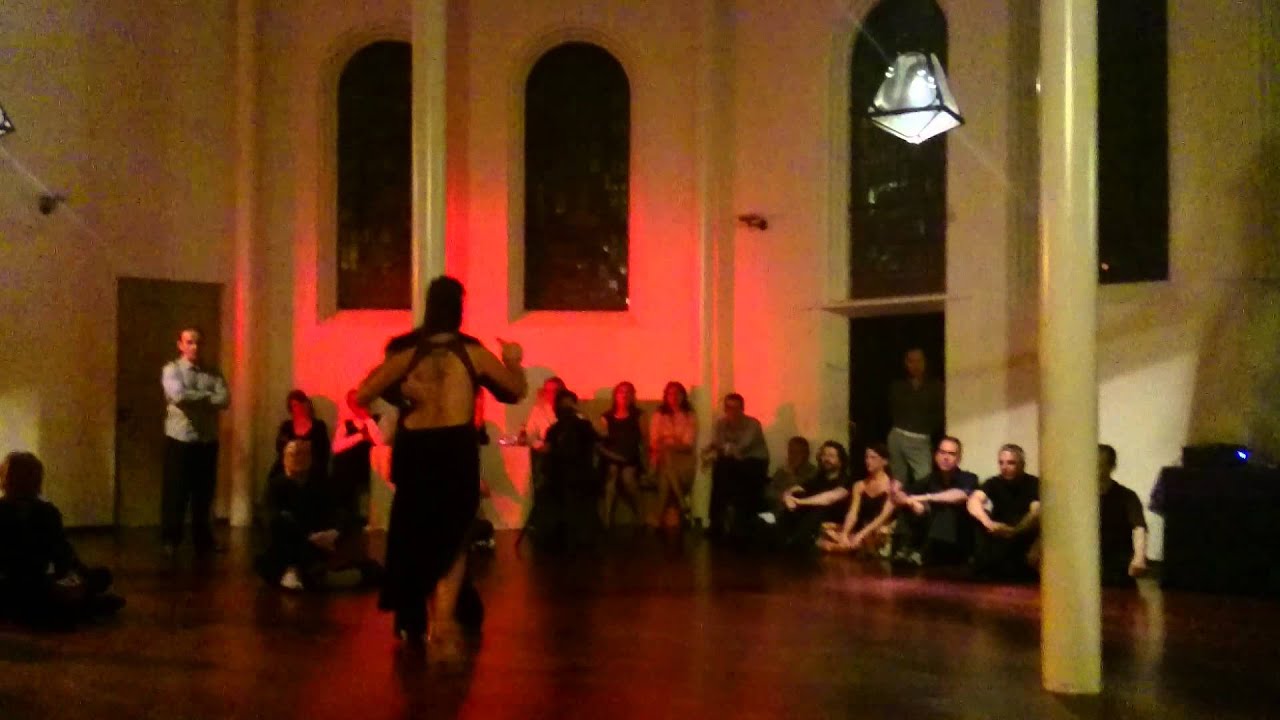 Samantha Dispari y Santiago Fina- Santa Milonguita- Amsterdam 1