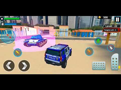 Police Elephant Robot Games 2021: Robot Car Plane Transportation Part2 - Android Gameplay