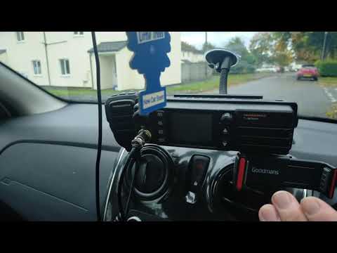 adapting another £6 phone holder to accommodate my Thunderpole T-3000 and test fitting in the car