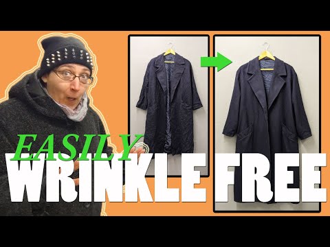 How to Get Wrinkles Out of Heavy Wool Coats | Tricks for Vintage Clothing Sellers.