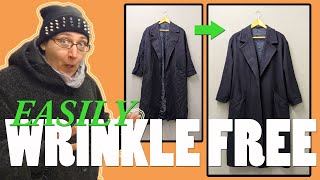 How to Get Wrinkles Out of Heavy Wool Coats | Tricks for Vintage Clothing Sellers.