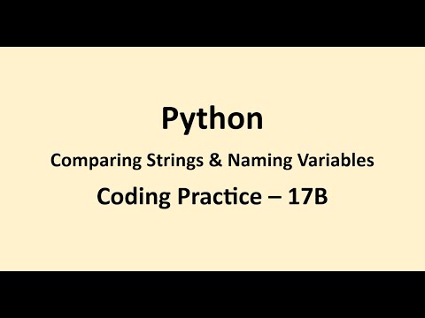Coding Practice 17b Python Ccbp 4 0 Comparing Strings Naming Variables