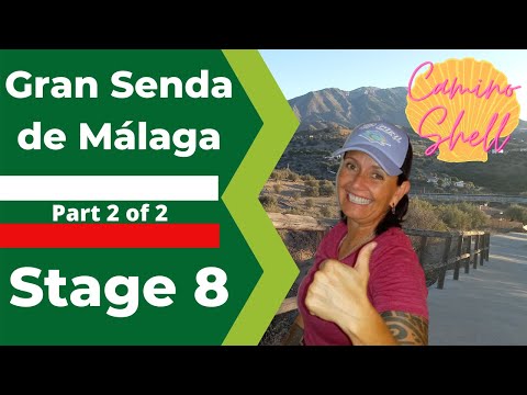 Gran Senda de Mlaga Stage 8 Part 2 of 2 Viuela to Periana (Camino Shell)