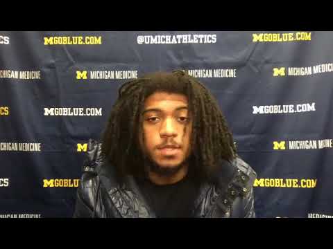 Cam McGrone - Wisconsin Postgame - Michigan Wolverines Football