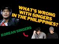 KOREAN SINGERS React to Filipino SINGER [bugoy drilon] | Why are Filipinos good at singing?