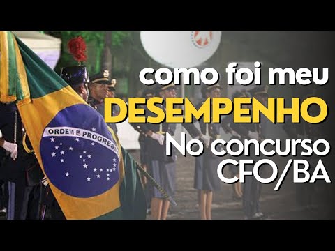 COMO FOI MEU DESEMPENHO NO CFO/BA - O QUE ACHEI DA PROVA CFO PMBA
