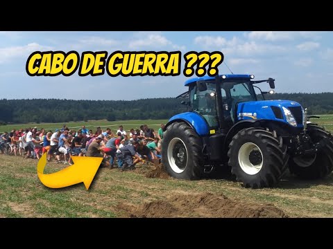 Trator x Humanos! Cabo de guerra