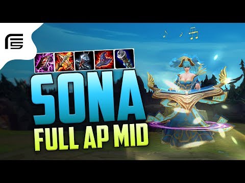 Fiv5 gameplay - SONA FULL AP MID - CADA COMBO É UMA KILL 99er20