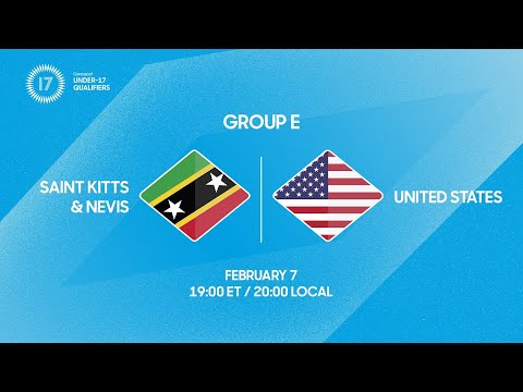Saint Kitts and Nevis vs United States | 2026 Concacaf Under-17 Qualifiers