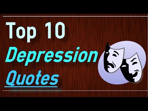 Depression Quotes - Top 10 Quotes about Depression by Brain Quotes Video