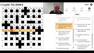 Solving the Times Crossword on 16th November