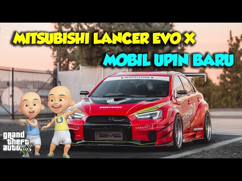 Mobil Sultan Upin Ipin BARU Mitsubishi Lancer EVO X, MANTAP - GTA V Upin Ipin Episode Terbaru 486