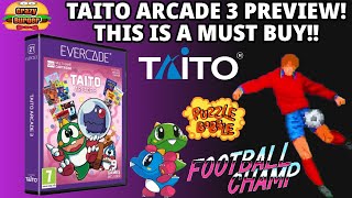 Evercade Taito Arcade 3 Preview - This IS A Must Buy Cart!