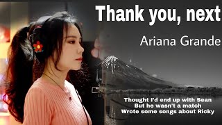 Thank you,next  #Lyrics |JFlaMusic|[watch video with audio ,link in description ]